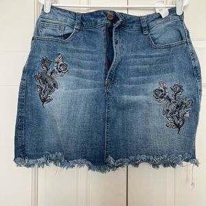 Denim Mini Skirt